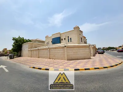 Luxury Villa for Sale in Al Muweihat 2, Ajman | Corner Plot | 5 Master Bedrooms + Majlis & 2 Living Rooms | Spacious Yard | Ready to Move In