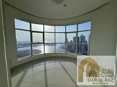 Beautiful &amp; largest 3BR+Hall | Free AC, gym, pool &amp; free parking | Sea view | Al Khan, close