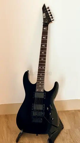 ESP- LTD Metallica Kirk Hammett Signature Floyd Rose Electric Guitar- Black KH-202