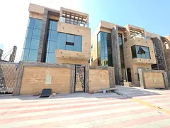 Al-Haliyo 2: Luxury villa for sale, ground floor, first floor, and roof, 5 bedrooms, living room, ma
