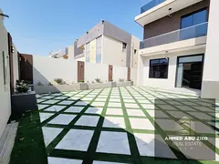 Smart luxury villa in Al Mowaihat 1, 6 master rooms, fully equipped kitchen, central Bluetooth AC, e