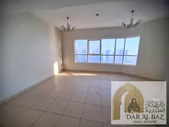 2 master bedroom apartment in Al Khan with maid room, 4 bathrooms, sea view, parking, gym, pool, and