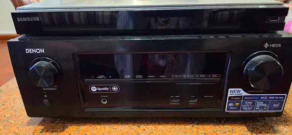 Denon AVR-X1400H 7.1 Dolby Atmos AV Receiver + Yamaha Speakers + Sony Floor Speakers + Yamaha Active