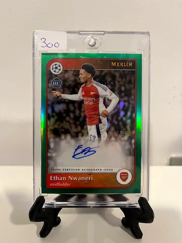 Ethan Nwaneri Signed Merlin RC /99