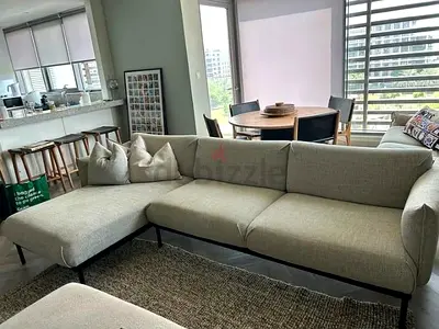 Applyred lshape ikea sofa beige