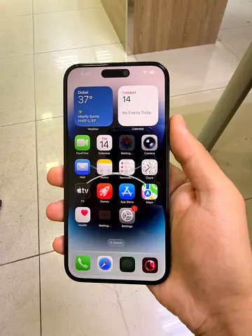Iphone 14 pro max 128 gb black TDRA fisical+esim