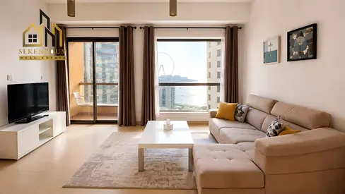 Amazing Sea and Dubai eye view - Furnished - Vacant