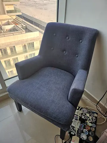 Grey armchair