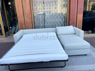Ikea vimle L shape sofa bed with mattress