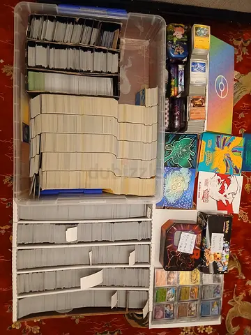 Large Pokémon Card Collection with Boxes, Sleeves and Storage (Thousands of Cards)