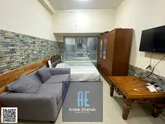 Studio apartment for monthly rent in Al Luluah Towers, Ajman