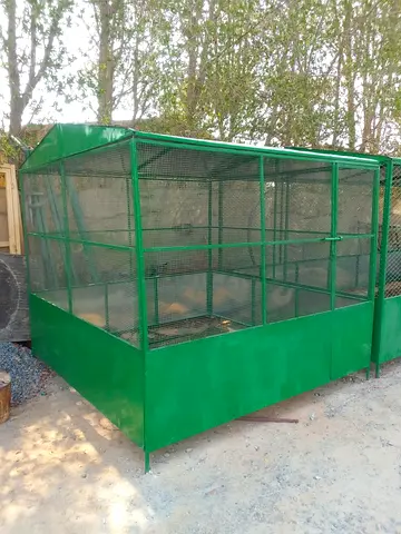 Large outdoor metal bird aviary/cage -