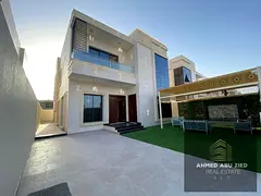 For rent in Al Helio 2, Ajman: A spacious villa featuring 5 bedrooms, a majlis, a living area, a kit