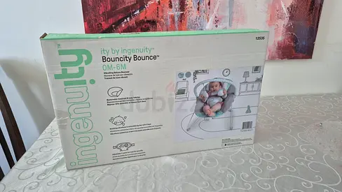 Ingenuity Bouncity Baby Bouncer (0M-6M) in original box