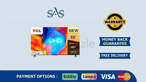 TCL 55 Inch TV | 4K UHD | New | Free Delivery | Warranty | Smart Google TV | 55P617