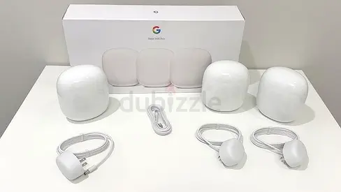 Google Nest Wifi Pro (3-pack) - White, Like New