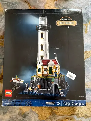 LEGO Ideas Lighthouse Builder Set (21335) - 2065 Pieces, Complete Box