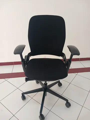 Selling For Black Steelcase Leap Chair V2 with Armrests Fully Loaded