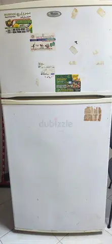 whirlpool Used White Top-Freezer Refrigerator - 2-Door, Spacious