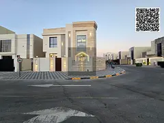Luxury corner villa for sale in Al Zahia, featuring a modern design and high-end finishes, 7 master