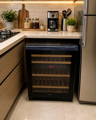 Miele dual zone temp wine fridge 40 bottle capacity