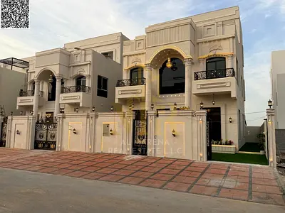 Own a classic two-story villa with a rooftop terrace, featuring luxurious finishes, at a price that includes registration and ownership fees.