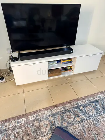 49 inch Samsung LED TV with TV cabinet and soundbar (good condition)