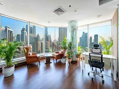 Fully Fitted Office | Burj Views | High Floor