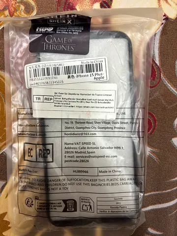Phone cover for iPhone 15+ + and 14+ plus Game of Thrones edition