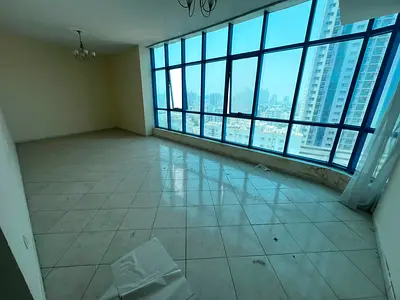 Direct Sea View _ 2 Bedroom Apartment _ Balcony _ Built-in Wardrobes _ Ajman Corniche _ AED 43K