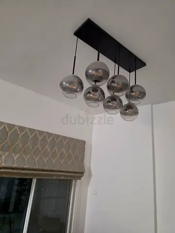 Modern westelm 6-Bulb Glass Globe Ceiling Light Fixture