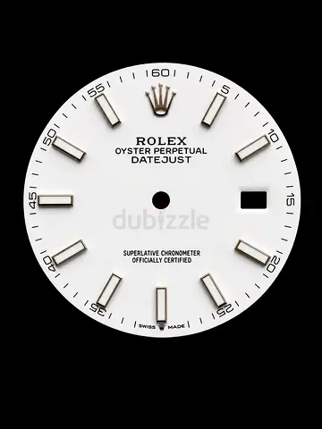 Rolex Oyster Perpetual Datejust White Watch Dial