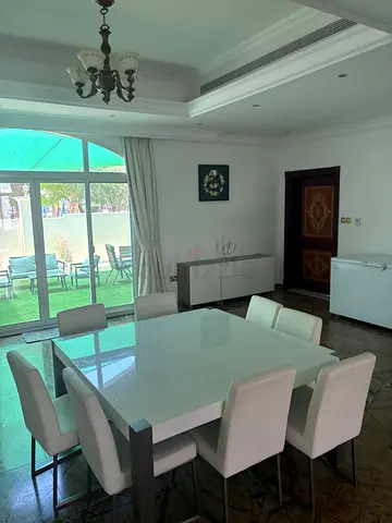 Modern 8-Seater Dining Table with 8 Chairs – Excellent Condition