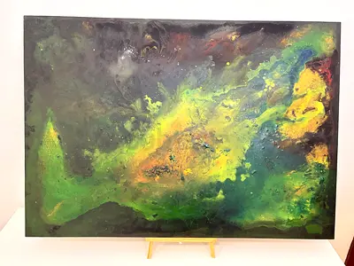 Origins. Acrylic on Canvas 100 × 70 cm