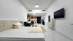 Furnished Studio | Arabian Gates | Balcony | Community View