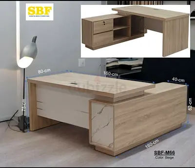 Brand new L shape wooden Office table available