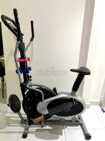 Orbitrac Elliptical Cross Trainer with Dumbbell set 3-in-one  for Home Gym