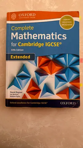 Complete Mathematics for Cambridge IGCSE Fifth Edition Extended