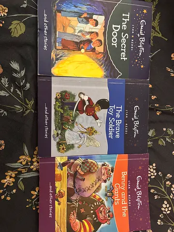 Set of 3 Enid Blyton Star Reads: The Secret Door, The Brave Toy Soldier, Benny and the Giants
