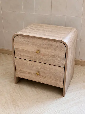 Danube Home Drawer Nightstand – Natural Oak