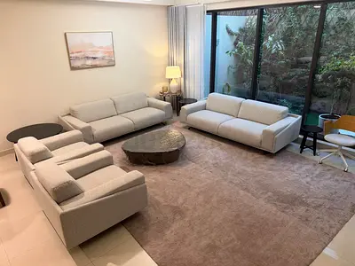 Premium Quality Pan Home 8 Seater Sofa Beige