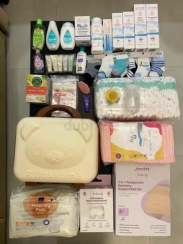Mixed newborn care bundle for baby and mother