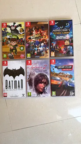 Sold as a bundle: 6 Nintendo Switch games - 6 PS3 Games and 48 PS4 Games assorted titles.