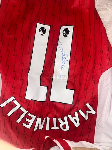Gabriel martinell(Martinez?) Football Jersey — Autographed Back Number 11