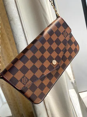Damier Style Clutch