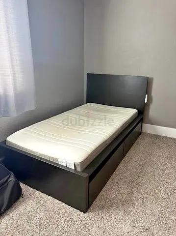 IKEA MALM Single Bed +  Mattress