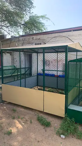 Large outdoor metal dog/cage - sturdy