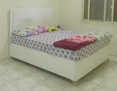 Bed and mattress