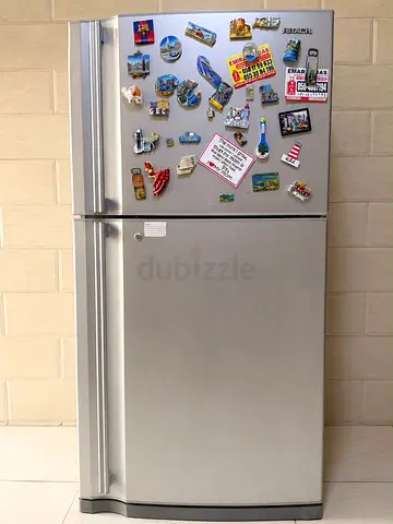 Silver Top-Freezer Refrigerator - Good Working Condition