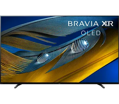 Sony A80J 65 Inch TV: BRAVIA XR OLED 4K Ultra HD Smart Google TV with Dolby Vision tv is good condit